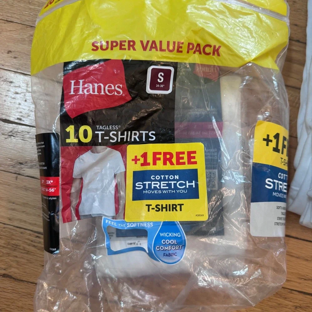 Hanes mens white